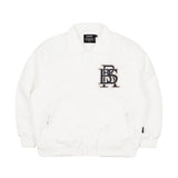 ビッグロゴカラーバーシティジャケット/BSR2223FWJK025 BIG LOGO COLLAR VARSITY JACKET CREAM