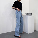 セミロングブーツカットデニムパンツ / Semi Long Bootcut Denim Pants