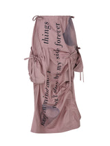 ウィズダムティースローライズラッチスカート / Wisdom Teeth Low Rise Ruched Skirt PINK