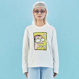 ぺーストプリント長袖Tシャツ / PACED (4498236440694)
