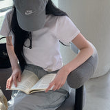デイリーラベルセミクロップショートスリーブTシャツ