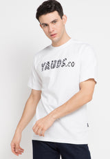 シグネチャーゼブラTシャツ / SIGNATURE ZEBRA WHT T-SHIRT (4516208607350)