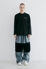 ワールドワイドジャージロングスリーブ / BSR2223FWPO035 WORLD WIDE JERSEY LONG SLEEVE BLACK