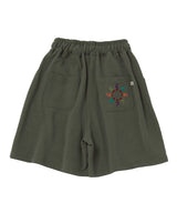 SOLAR PIGMENT 1/2 WIDE SWEAT PANTS (Khaki) (6680167350390)