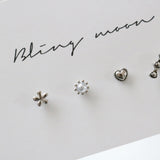 ミニハートボールピアスセット / [4 set] mini heart ball piercing set