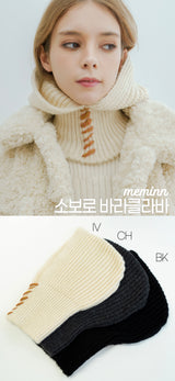 soboro knit balaclava 3colors