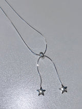 Twin Star Necklace