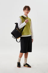 POCKET VINTAGE 2WAY BACKPACK [BLACK]