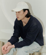 SALON DE SEOUL LOGO EMBROIDERY CAP M - WHITE (6689404289142)