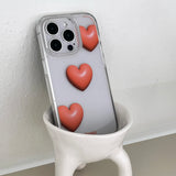 サンオレンジハートバルーンケース / Sun Orange Heart Balloon Case (Jelly Hard)