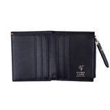 クロコダイルエンボジッパーウォレット/CROCODILE EMBO ZIPPER WALLET-NAVY