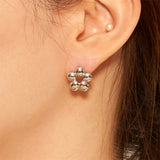 HEART PUNCHING EARRINGS