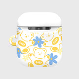 FLOWER BABA-YELLOW/BLUE(AIR PODS-HARD) (6613163376758)