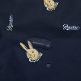 WDコージーMBトラックパンツミニベアラビット / BSR2223FWPT044 WD COZY MB TRACK PANTS MINI BEARRABBIT NAVY
