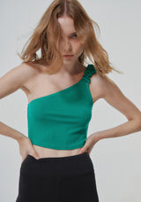 UNBLANCED WRINKLE TOP_GREEN (6682295697526)