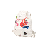 KIRSH X MISAKI KAWAI GRAPHIC BACKPACK [WHITE]