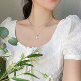 クリアムードレイヤードネックレス / clear mood layered necklace