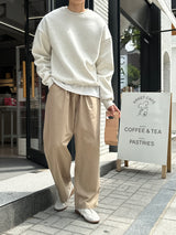 ロイドダブルサイドマルチファンクションオーバーサイズフィットスウェットシャツ / Lloyd's double sided multifunctional oversized fit sweatshirt (12 colors)
