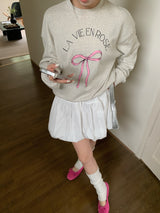 Pink Bow Sweatshirt