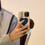 dive with you lettering case ivory