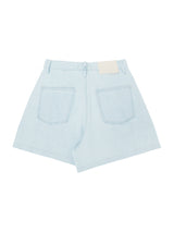リネンデニムショート / W1011 LINEN DENIM SHORT_LIGHT BLUE