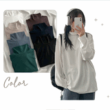 【高品質!】【大きいサイズ!】LAG ボクシールーズニットタートルネックTシャツ