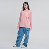 'Both Ends'長袖シャツ(ピンク)