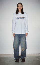 GRAFFITI LONG SLEEVE_WHITE