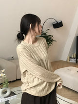 Pollito winding round knit