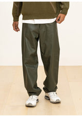 ラムスキンカーブラインパンツ/LAMSKIN CURVED LINE PANTS