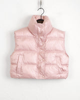 Dean High Neck Crop Vest Padding