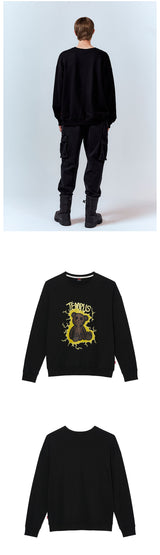 サンダーボルトスウェットシャツ/THUNDERBOLT SWEATSHIRTS [BLACK]