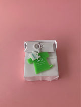 Tシャツキーリング / Green T-shirts keyring