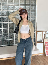 チャコールウォッシュデニムパンツ/no.3008 Charcoal Washed Denim Pants