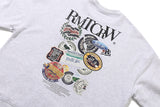 RMTCRW ラベルスウェットシャツ / RMTCRW LABEL SWEAT SHIRT_LIGHT GREY