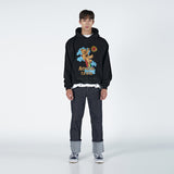 レインボーベアフーディー / RAINBOW BEAR HOODIE BLACK
