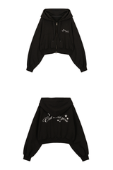 シンキングピンクキャットニット - BLACK