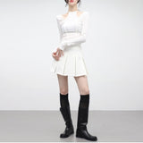 B& wide pleated skirt