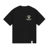 メイビートゥナイトロゴコミックスフラワードローイングショートスリーブTシャツ / MAYBE TONIGHT Logo Comics Flower Drawing Short Sleeve Tee