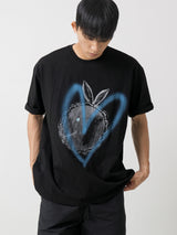 ラビットハートハーフスリーブ / Rabbit heart half sleeves 2color