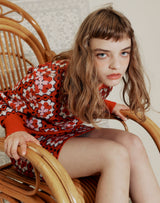 GRANNY SQUARE KNIT MINI SKIRT RED (6691438526582)