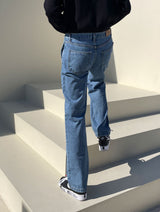 Bell Black Washing Denim Pants (102)(Copy) (6679611670646)