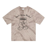 ブラインドアイズタイダイ半袖Tシャツ / BLIND EYES TIE DYE TEE (DUST PINK)