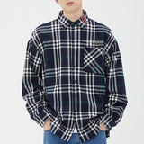 SIGNATURE CHECK SHIRT_NAVY (6688256589942)