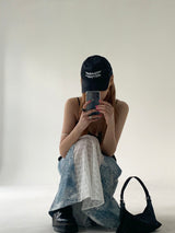 (L/S Collection) Annual Ring Lace Skirt