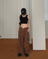 ボーイワイドカーゴパンツ/Boy Wide Cargo Pants (2color)