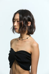 Black rose choker