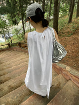 Future silver backpack