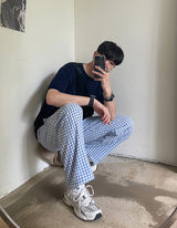 ASCLO Long Wide Check Pajama Pants (3color) (6565898125430)