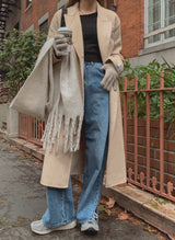 [WOOL100%][handmade] ジェーンウールダブルロングコート